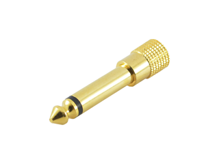 6.35mm(Mono) Male to 3.5mm(Mono) Female Converter